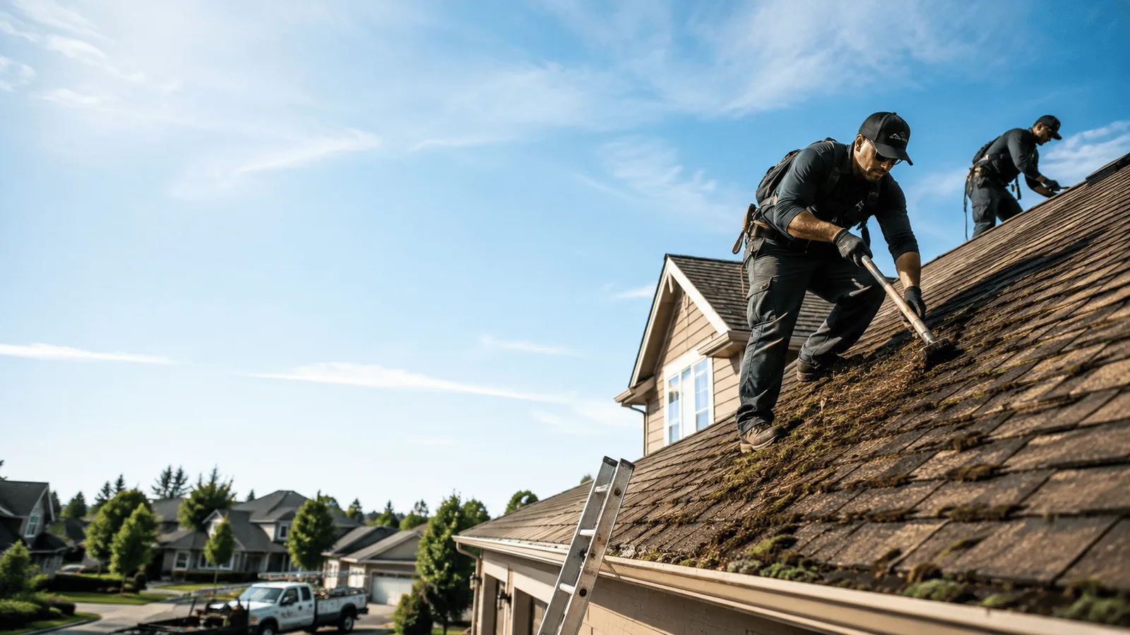 Roof Moss Removal in Frankston, TX near me